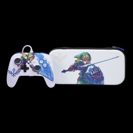 POWER A NINTENDO SWITCH WIRED CONTROLLER +CASE