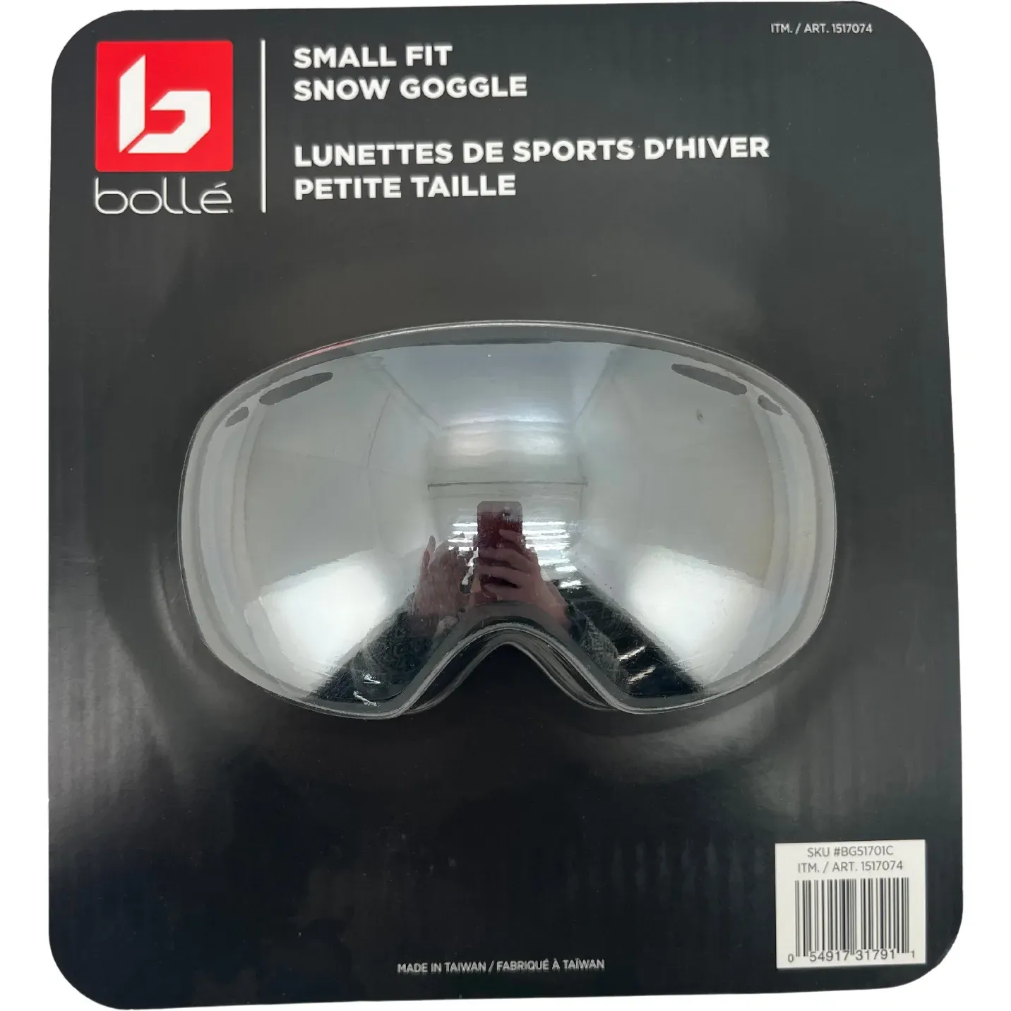 BOLLE SNOW GOGGLES SMALL FIT Colour: Black