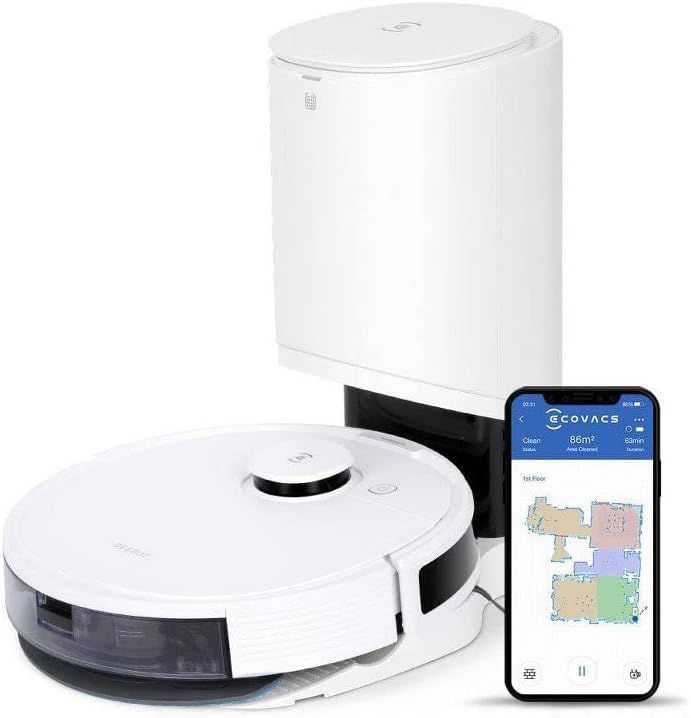 ECOVACS DEEBOT TEO + Vacuum and Mop Robot  white