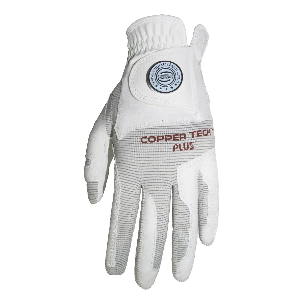 Copper Tech Women&#39;s Golf Glove, 2-pack   Hand: Left  White