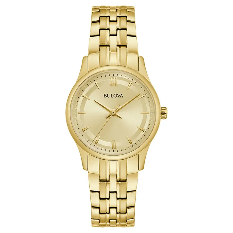 Bulova Classic Champagne Dial Ladies Watch