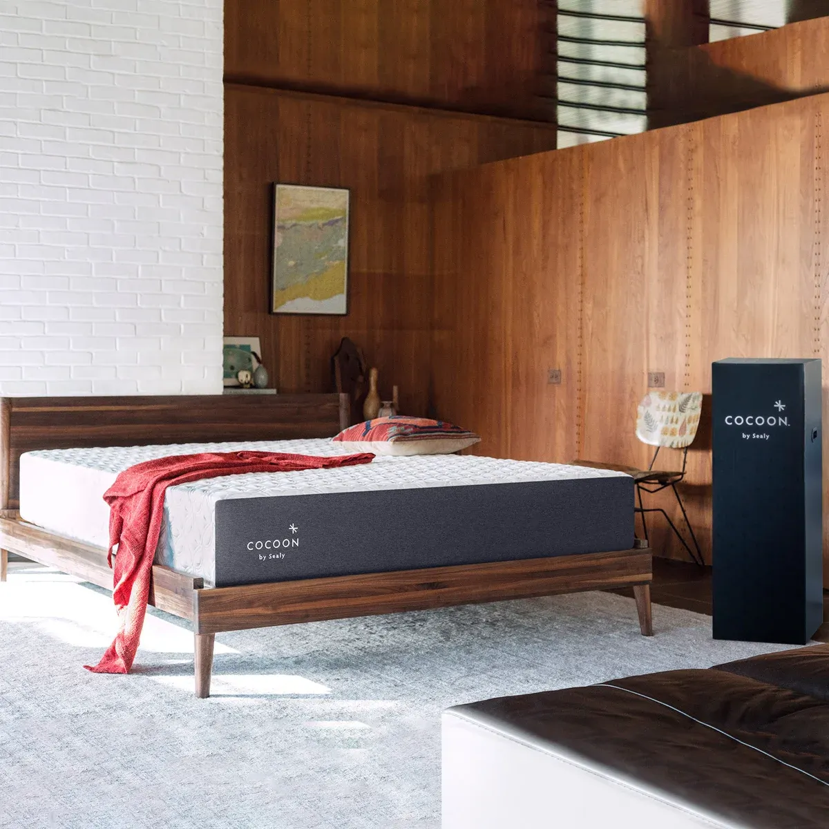 Cocoon by Sealy 25.4 cm (10 in.) Memory Foam King Mattress Firmness: Firm