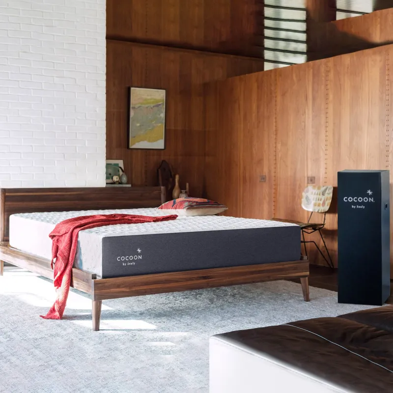 Cocoon by Sealy 25.4 cm (10 in.) Memory Foam King Mattress Firmness: Firm