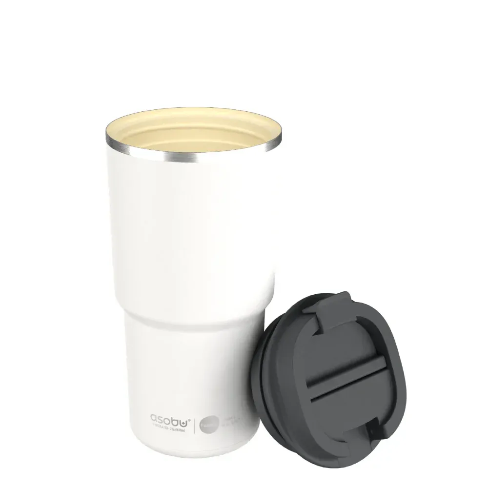 Asobu Puramic &#39;Pick Me Up&#39; Travel Mug 22 OZ /650 ML, White