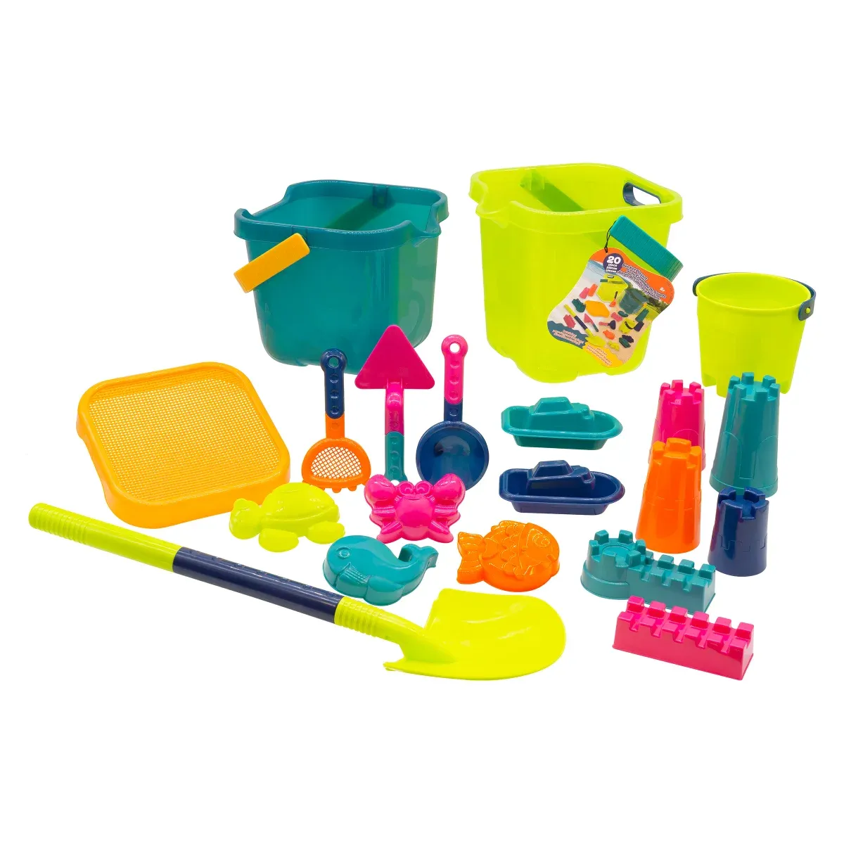 2-Bucket Playset - 20-pieces