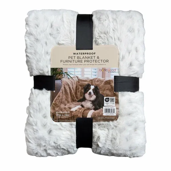 COUTURE HOME WATERPROOF PET BLANKET 60&quot; X 70&quot;