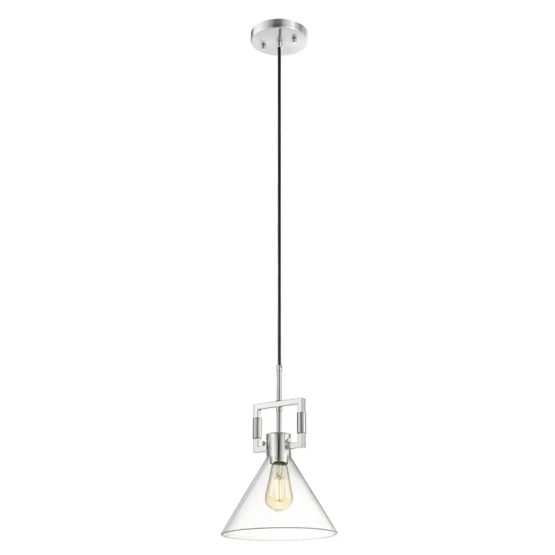 OVE Georgia 1-Light Pendant Finish : Satin Nickel