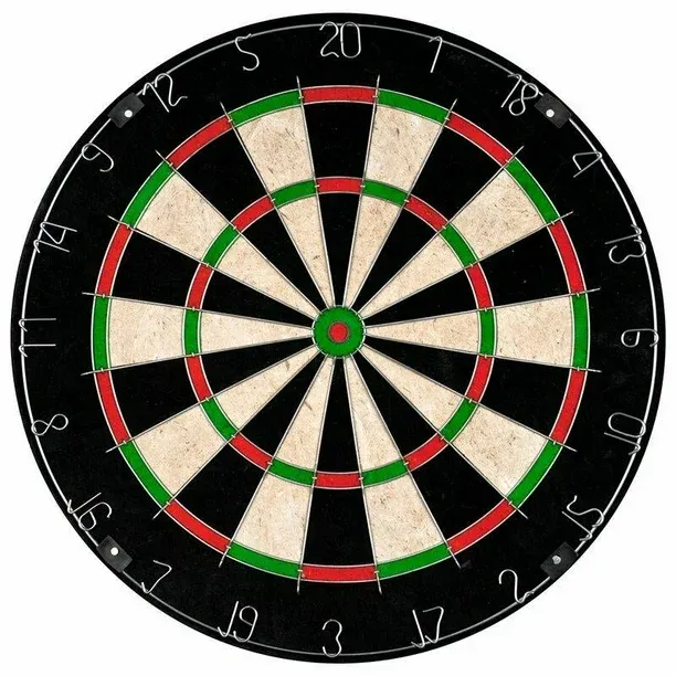 DARTMOUTH BRISTLE DARTBOARD DARTS INCLUDED [U]