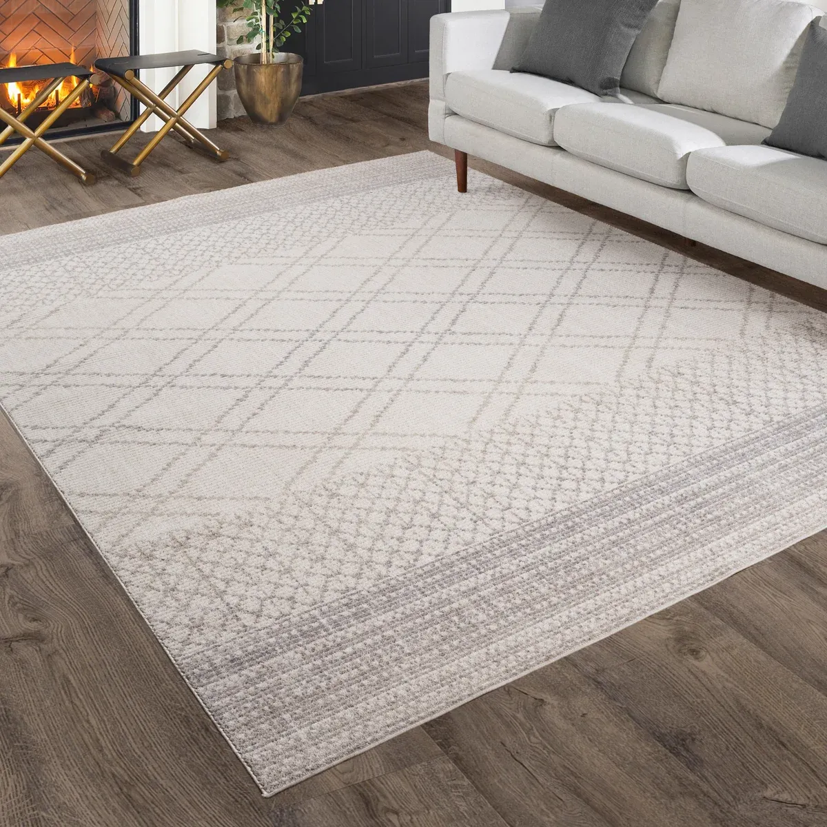 Gertmenian Oraya Collection Ajene Indoor Area Rug  Size: 8 ft. 8 in. x 12 ft. 7 in.