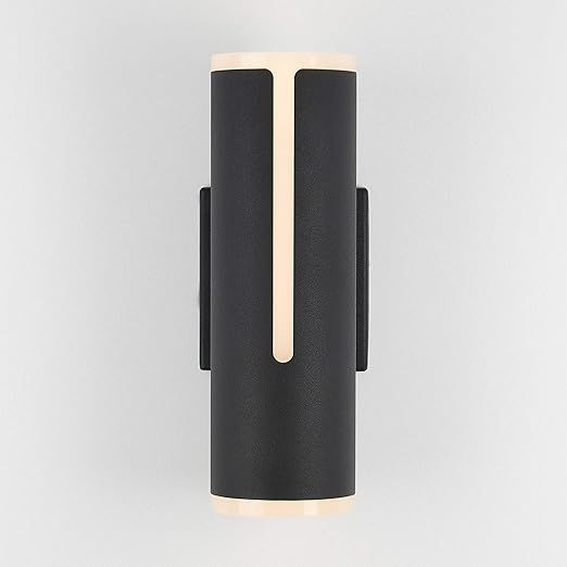 Artika Linea LED-integrated Black Outdoor Light