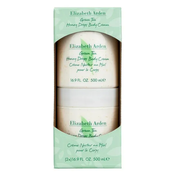 ELIZABETH ARDEN GREEN TEA BODY CREAM 2 X 500 ML