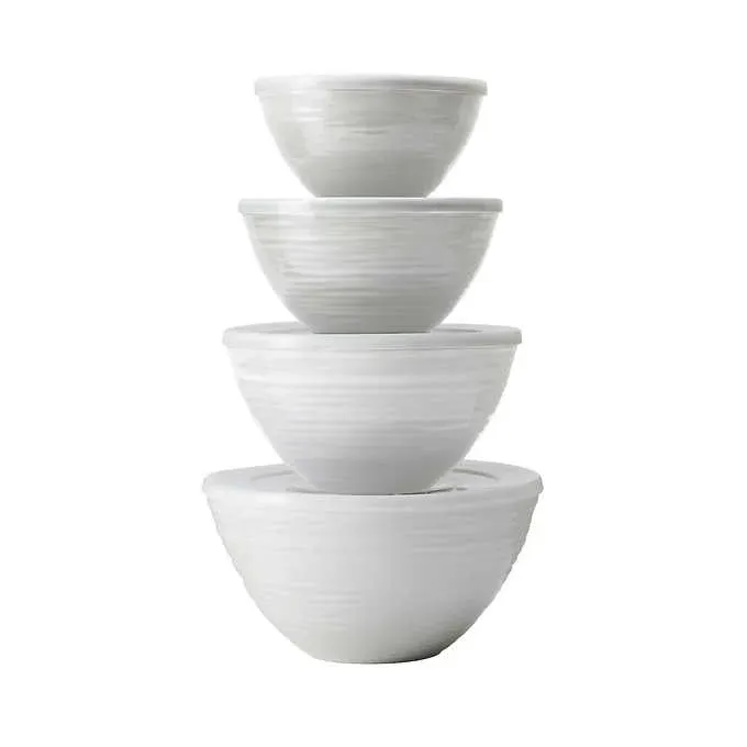4 PC Mixing Bowl Set whiet
