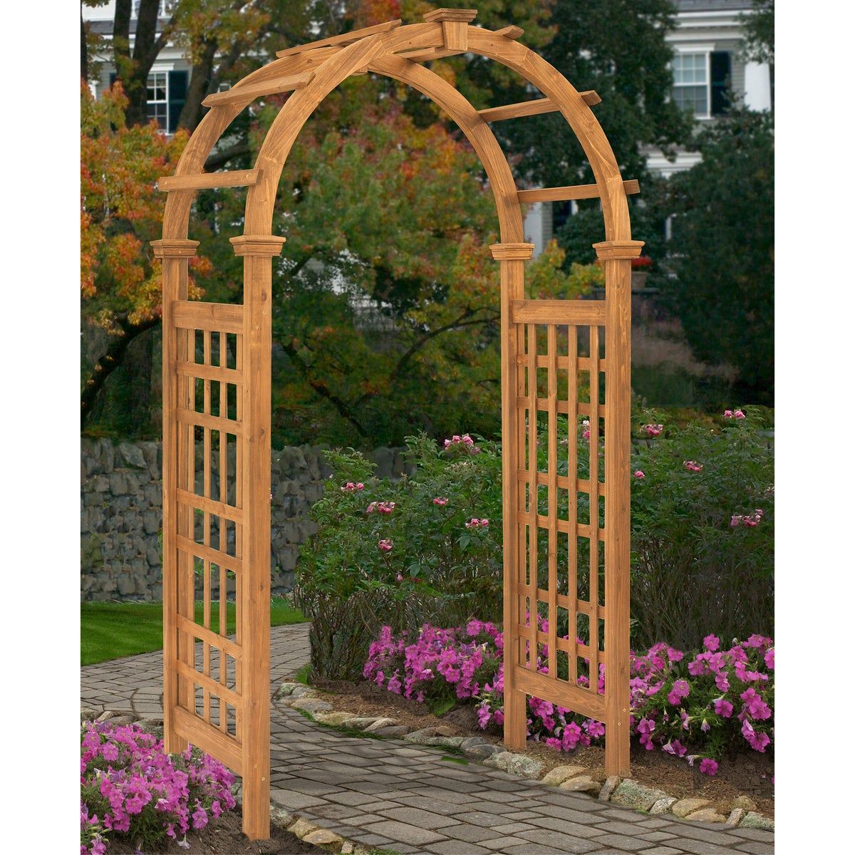 Vita Rosewood Arbor Colour:  Golden Brown - treated with water-based stain