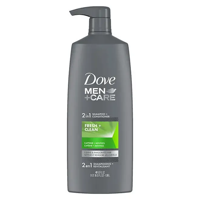 Dove Men+Care Fresh + Clean 2-in-1 Shampoo &amp; Conditioner,