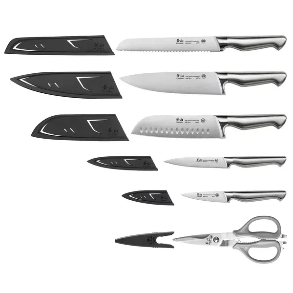 Cangshan Sanford Series German Steel 6-piece Knife Set with Sheaths (U)