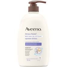 Aveeno Stress Relief Body Wash for Dry Skin 975ml