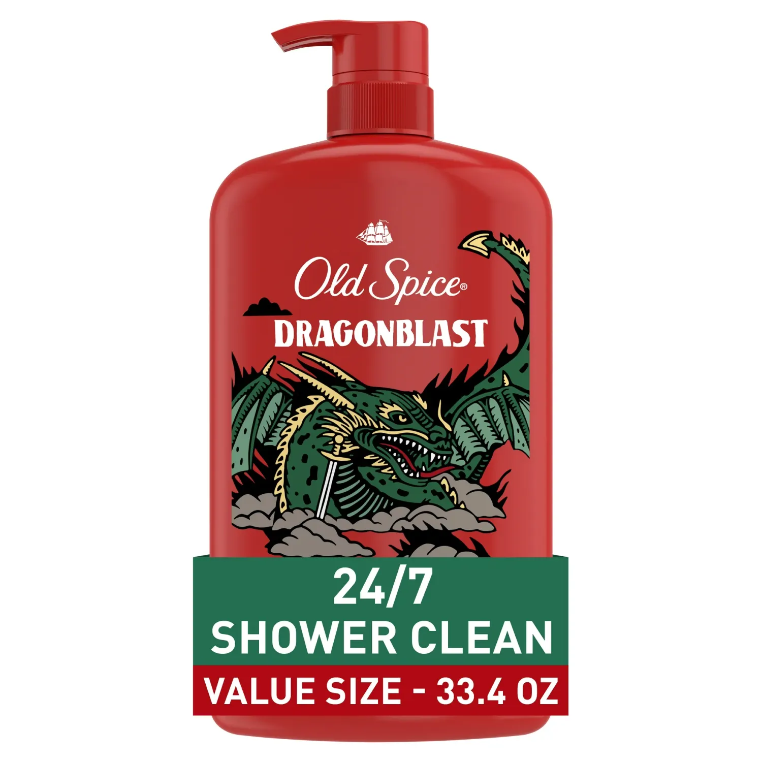 OLD SPICE DRAGONBLAST BODY WASH 987 mL