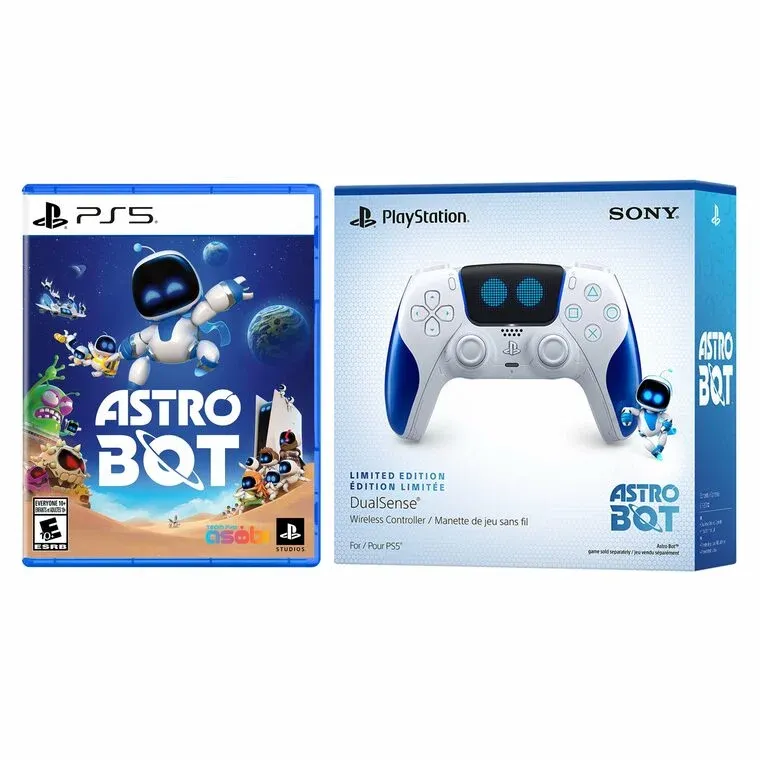 PS5 Astrobot Game + Limited Edition Controller Bundle