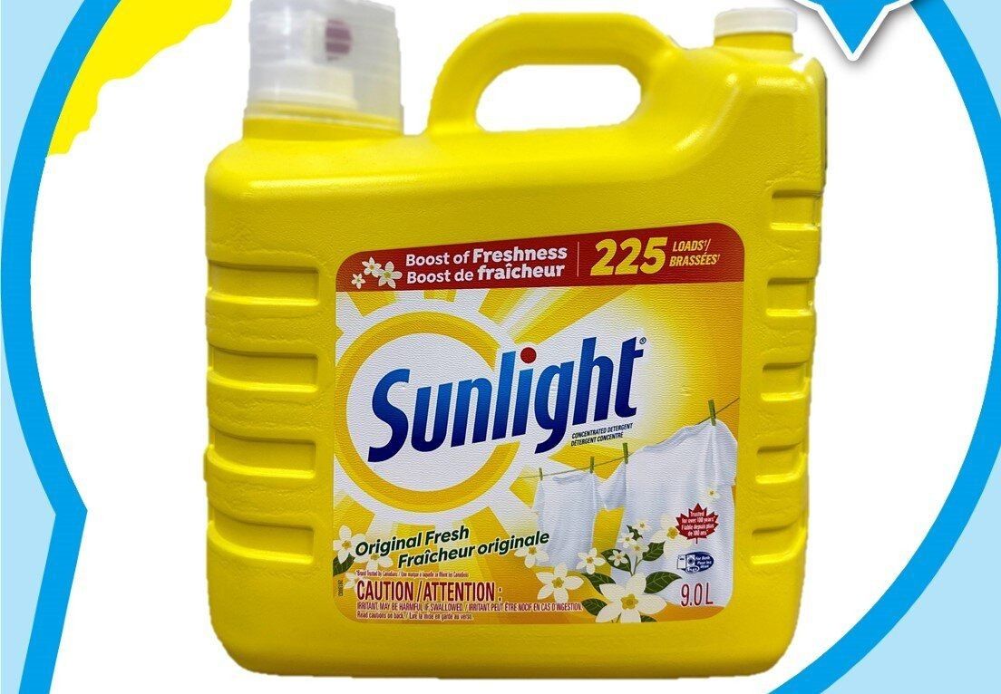 Sunlight - LIQUID LAUNDRY DETERGENT 225 WASH LOADS 9.0 L