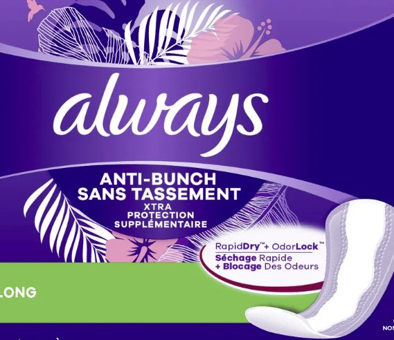 ALWAYS DRI-LINERS LONG PANTILINERS  50 Long Liners