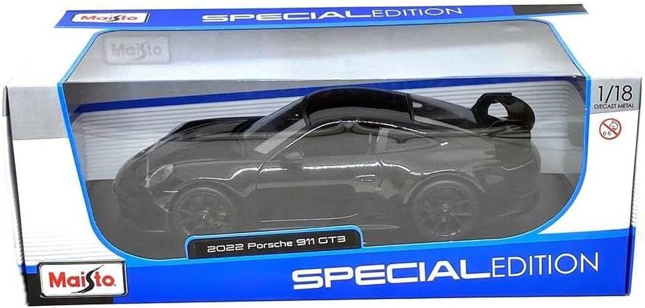 Maisto 1:18 Edición especial 2022 Porsche 911 GT3, azul