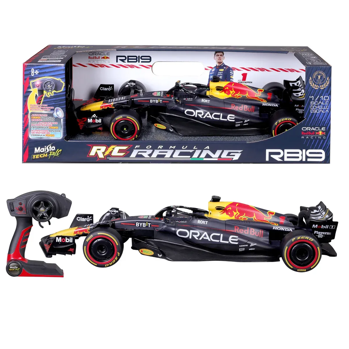 Formula Racing R/C, 1:10 Scale Red Bull Racing - Max Verstappen