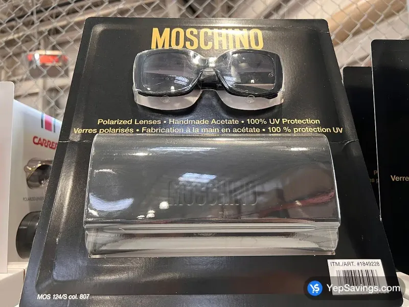 MOSCHINO POLARIZED SUNGLASSES  blak