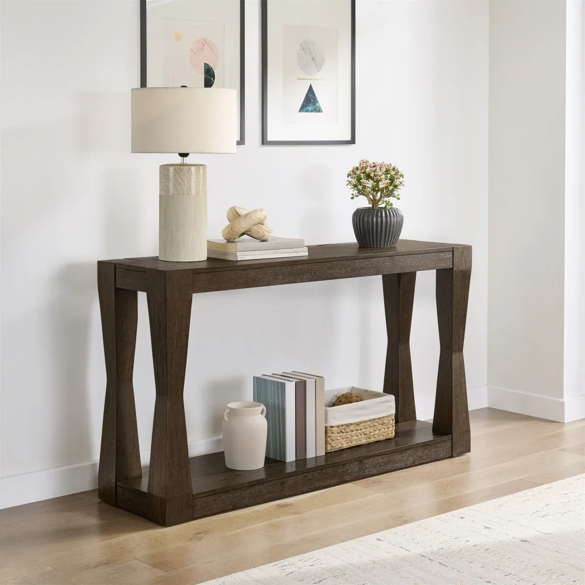 Kingswood Console Table Colour Brown