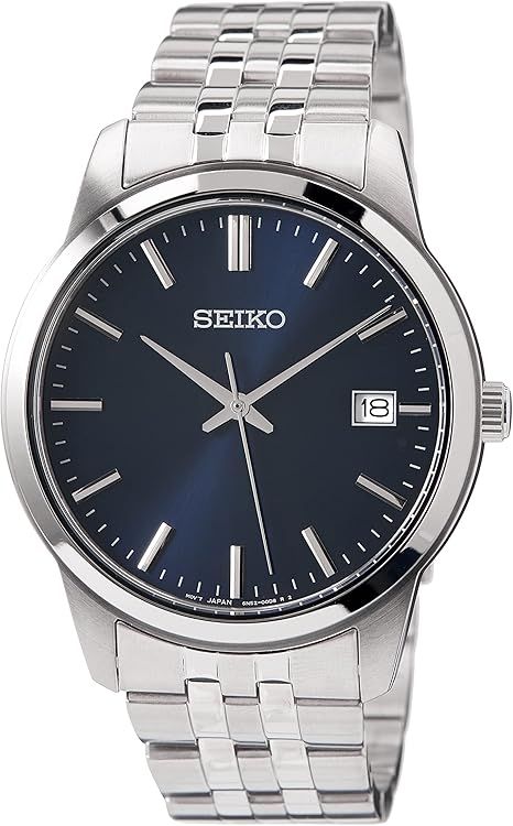 Seiko Herren-Uhr Quarz Edelstahl mit Edelstahlband  SUR399P1