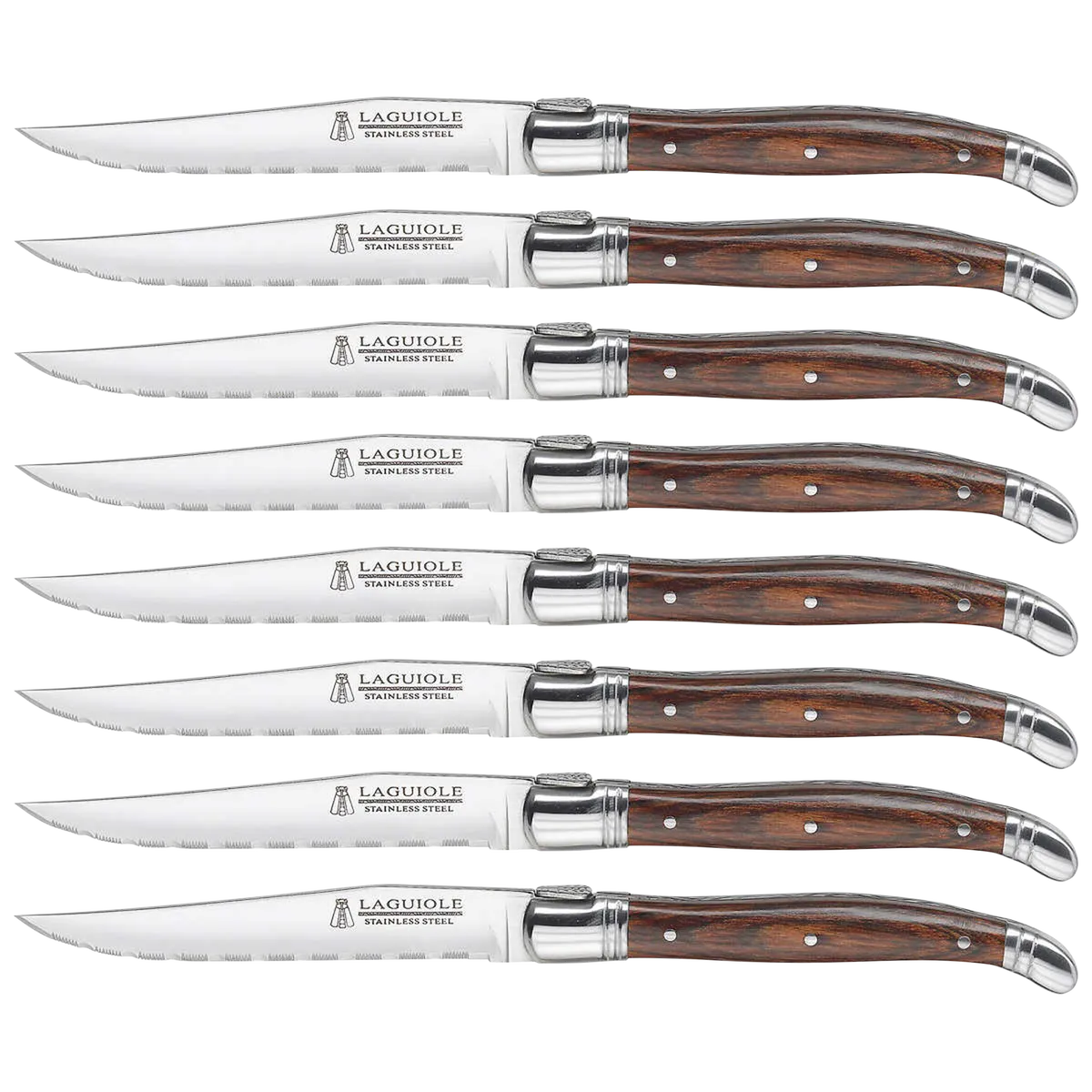 LAGUIOLE STEAK KNIVES PACK OF 8
