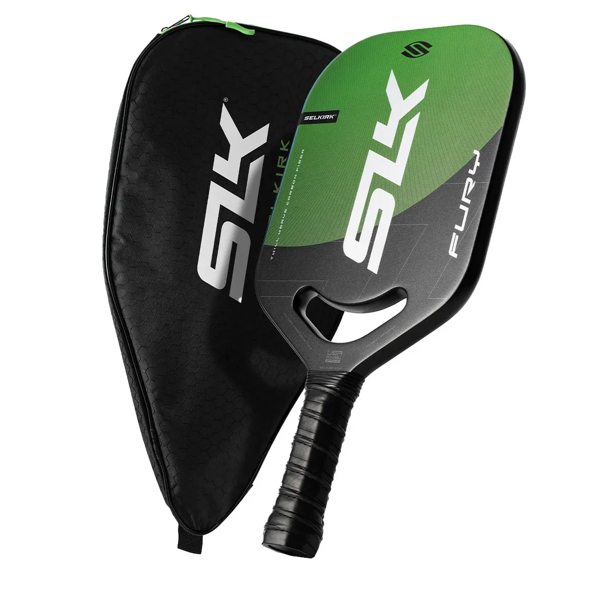 Selkirk SLK Fury High Performance Pickleball Paddle and Case Colour : Green