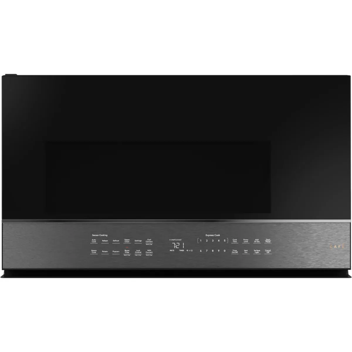 Café Modern Glass Collection 2.1 cu ft. Over-the-Range Microwave Oven, 300 CFM