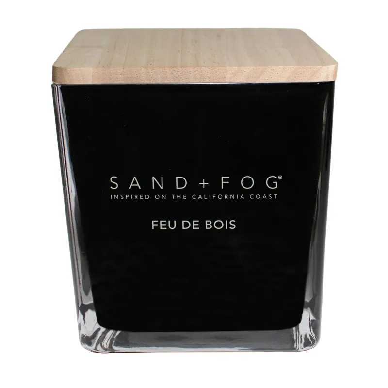 Sand + Fog Scented Candle, 57 oz. Colour : Black