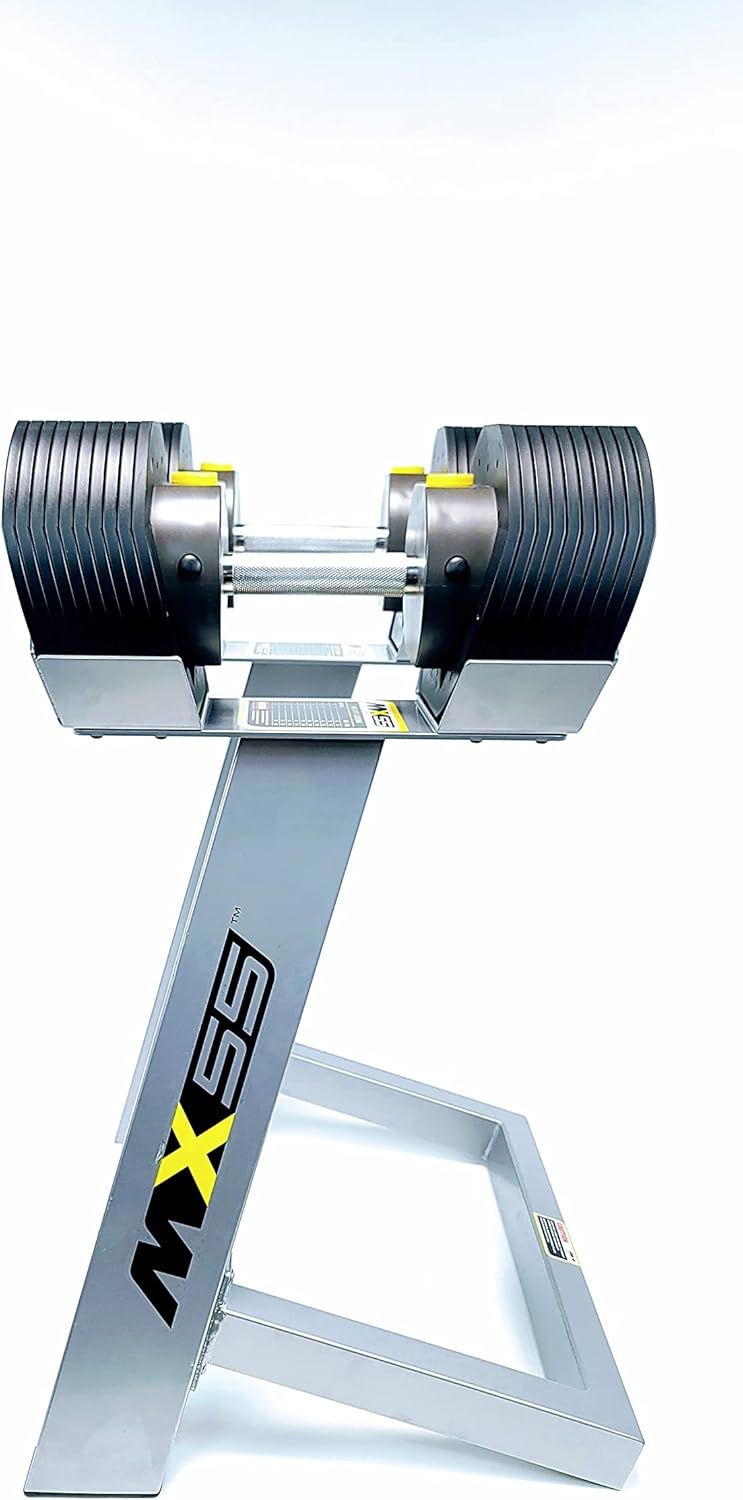 Set of dumbbells FD Fitness MX Select MX-55S 4.5-24.9 kg (2 pcs) with a rackt