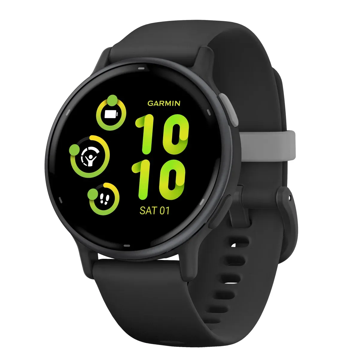 Garmin Vivoactive 5 Smartwatch, includes USB-C and USB-A Charging Cables Colour: Black