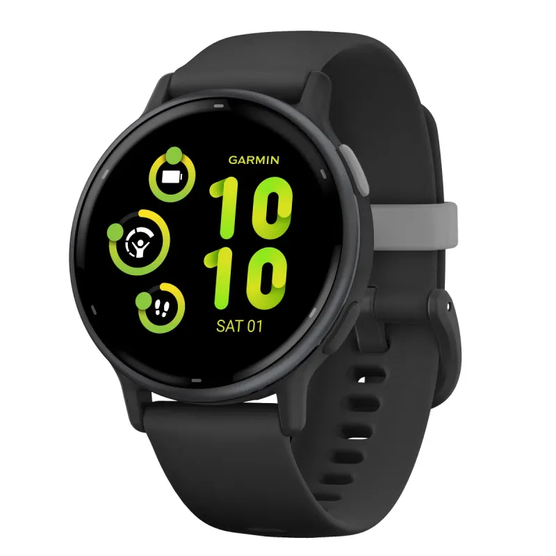 Garmin Vivoactive 5 Smartwatch, includes USB-C and USB-A Charging Cables Colour: Black