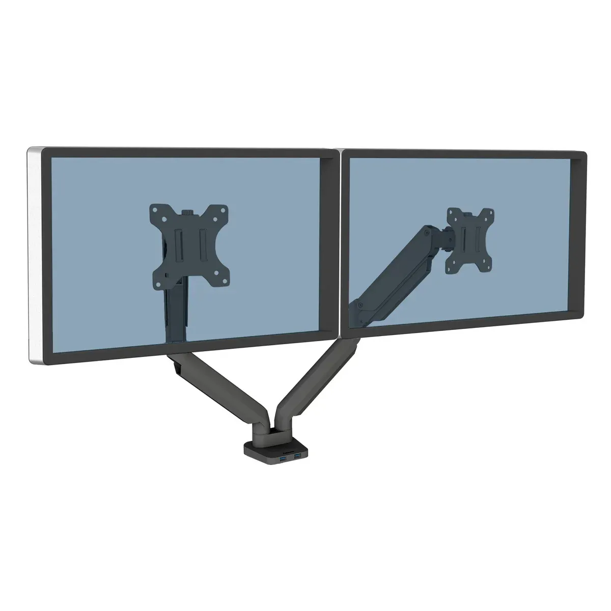 Fellowes Platinum Series Fully Adjustable Monitor Arm Option: Double Arm