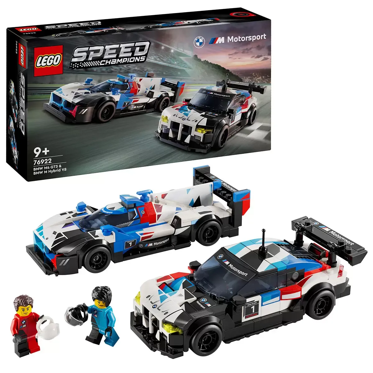 LEGO BMW M4 GT3 &amp; BMW M Hybrid V8 Set 76922 (U)