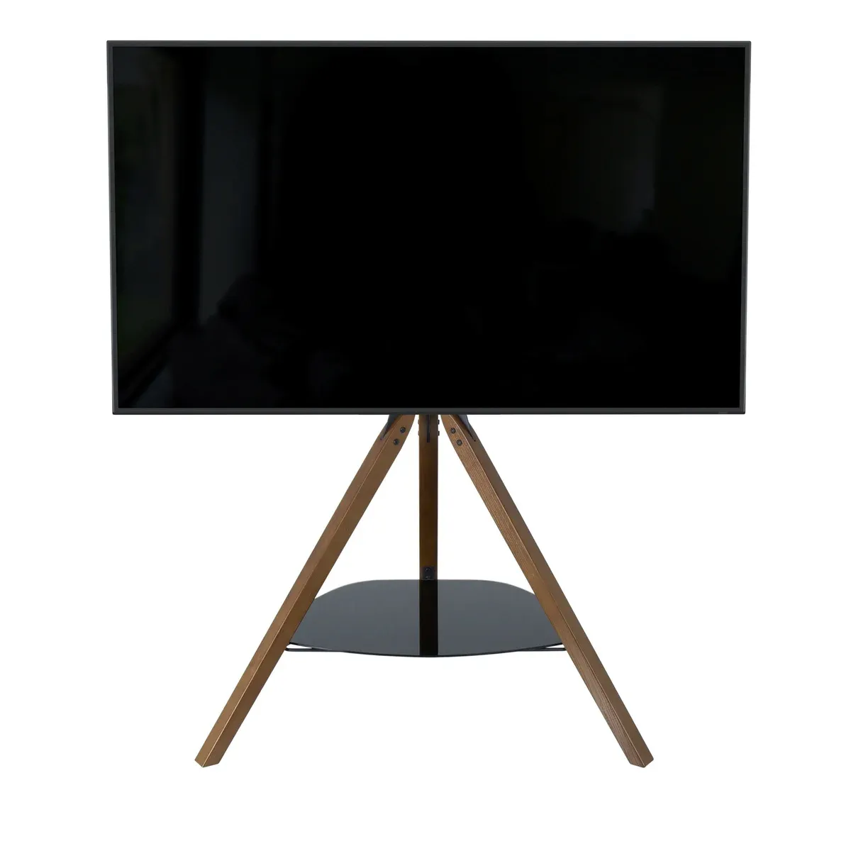 AVF Hoxton Tripod TV Stand for 32&quot; to 70&quot; TVs  Colour : Dark Brown