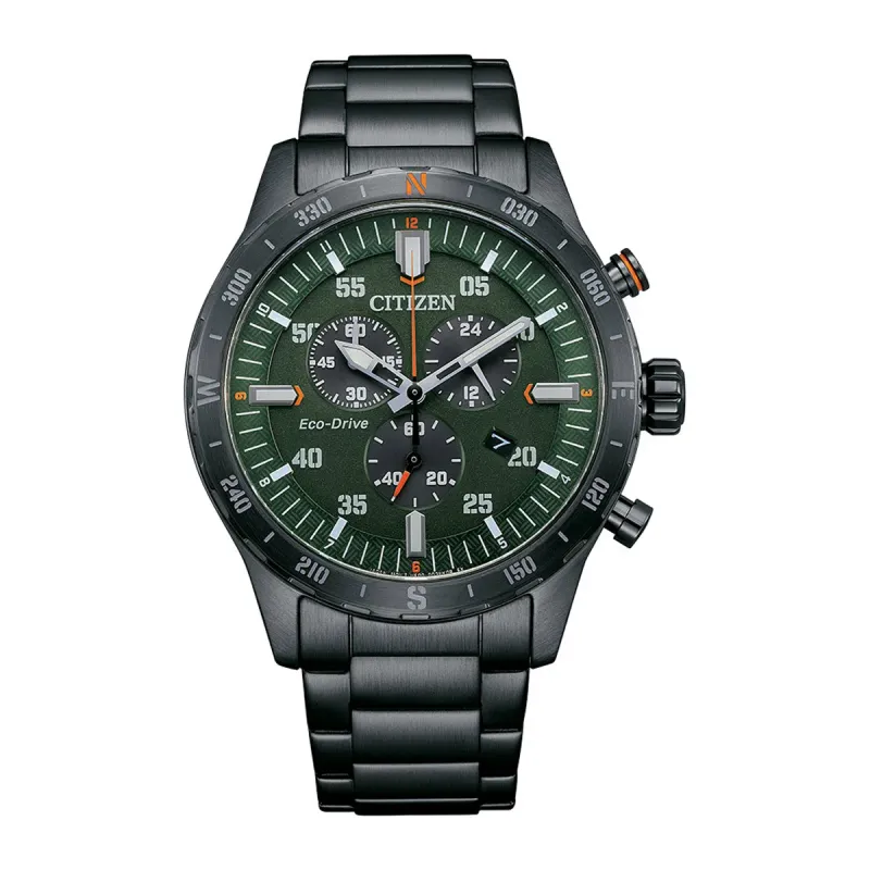 Citizen Sport Casual Green Dial Mens Watch