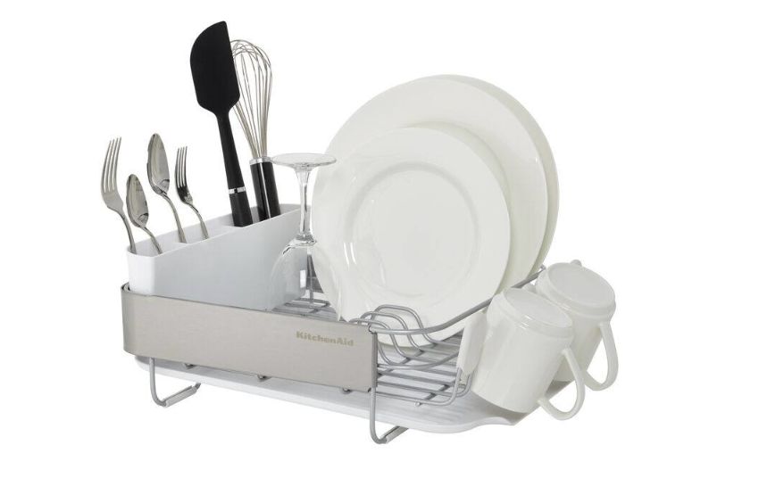 KitchenAid Stainless Steel Compact Dish-Drying Rack [u]