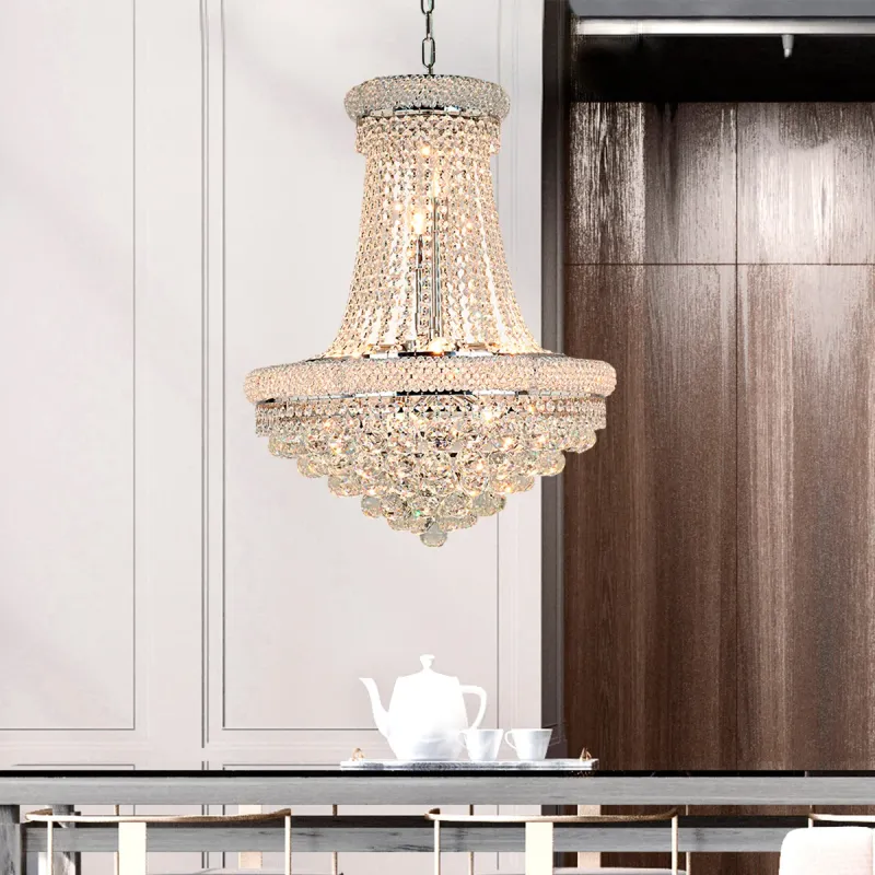 MC Collection 11-light Draped Crystal Pendant Finish : Chrome