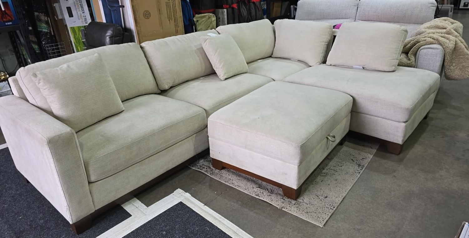 Thomasville 3PC Fabric Sectional used