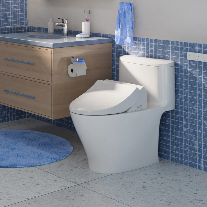 TOTO WASHLET Electronic Elongated Bidet Toilet Seat Colour White