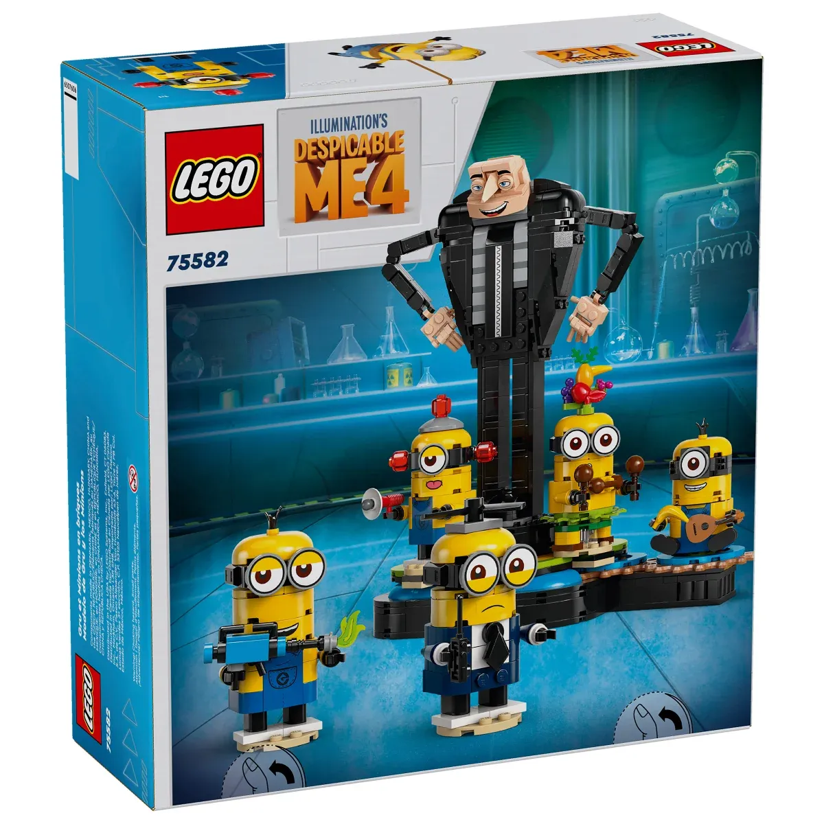 LEGO Despicable Me 4 Brick-Built Gru and Minions 75582