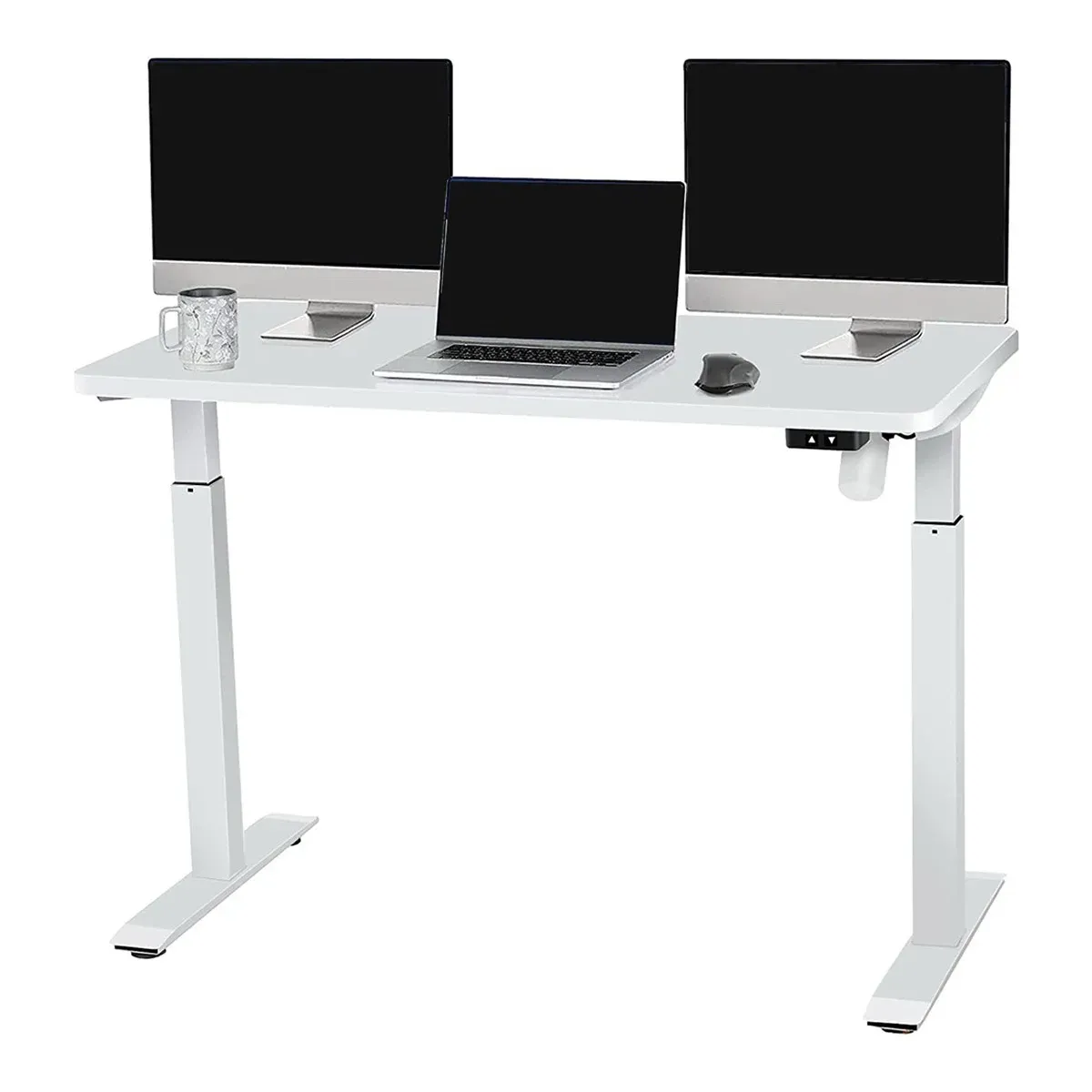 Motionwise 121.92 cm x 60.96 cm (48 in. x 24 in.) Single Motor Height Adjustable Desk White