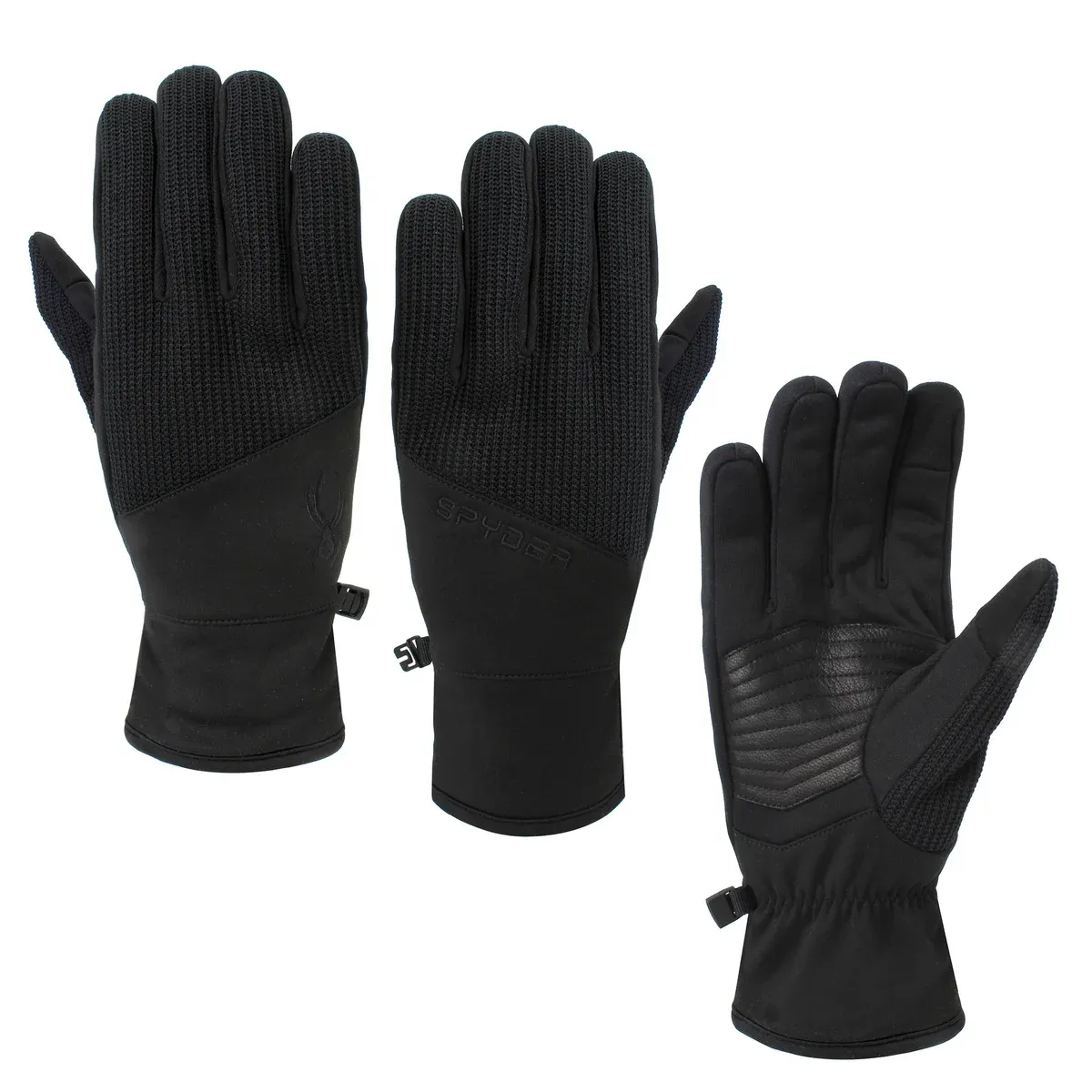 Spyder Core Conduct Glove with Leather Palm