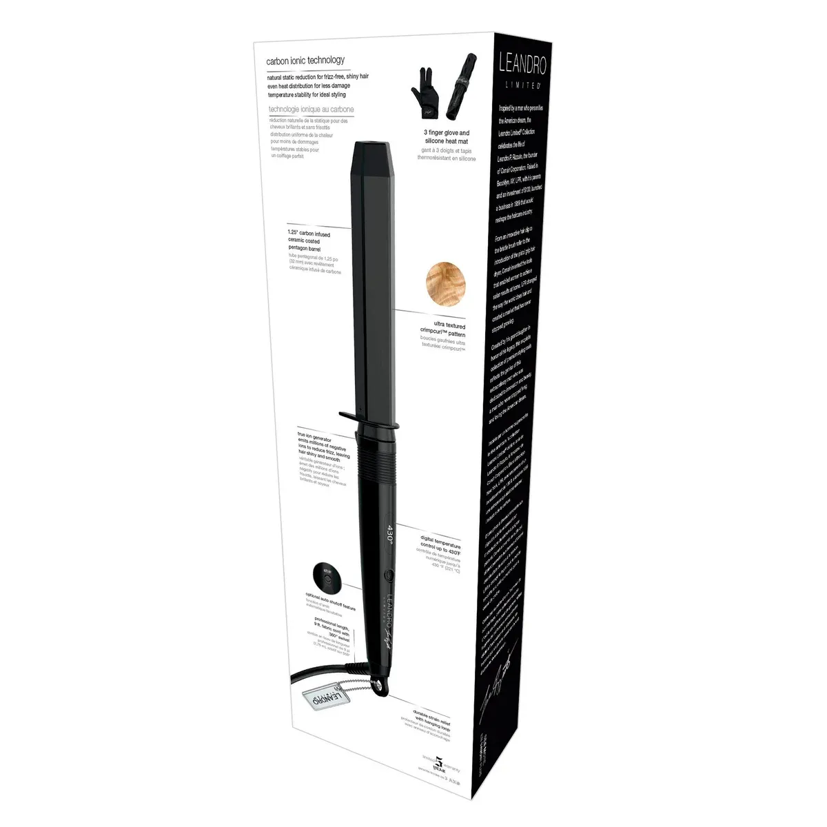 BaByliss PRO Leandro 1.25 in. Crimpcurl Wand ColourBlack