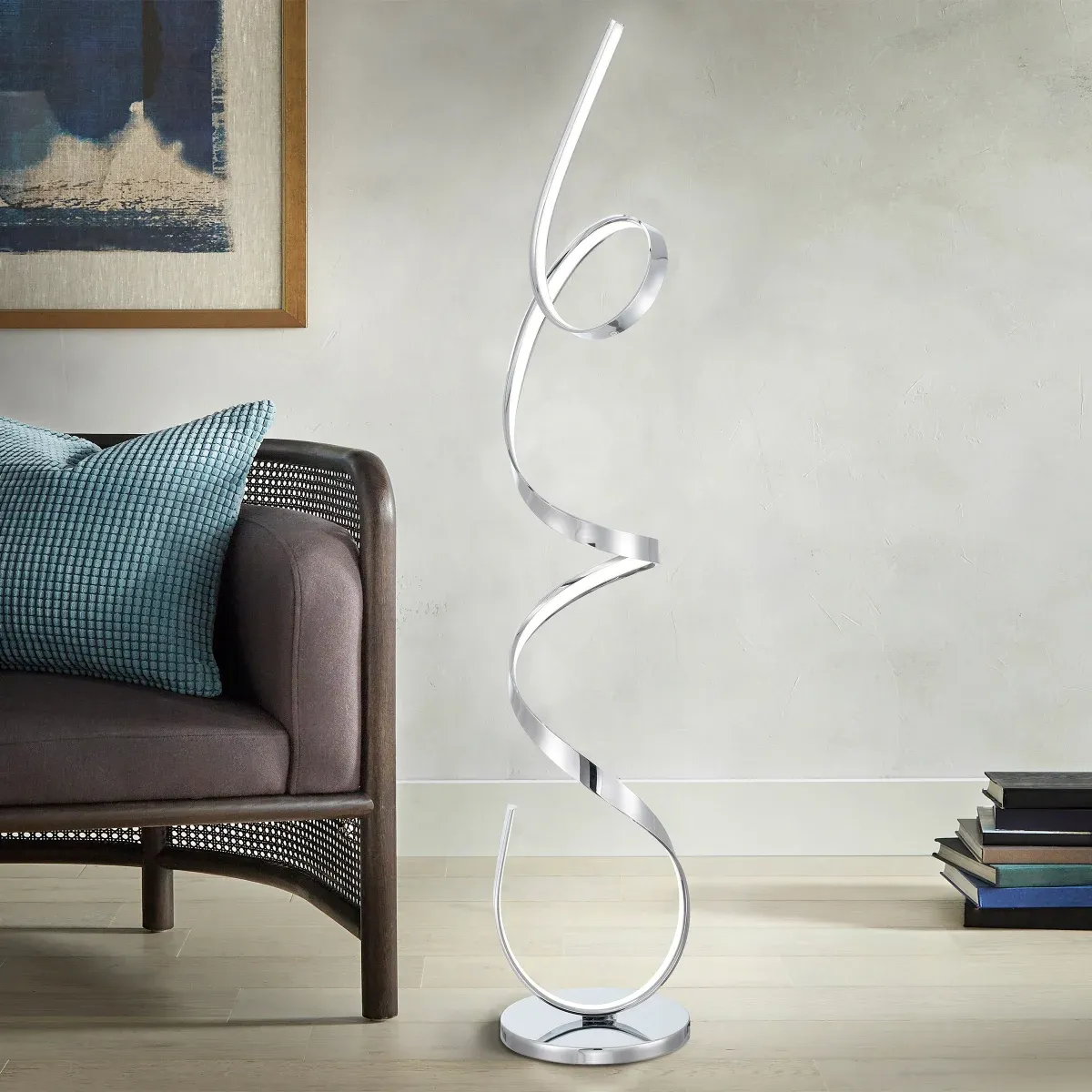 Electra Floor Lamp Colour : Chrome