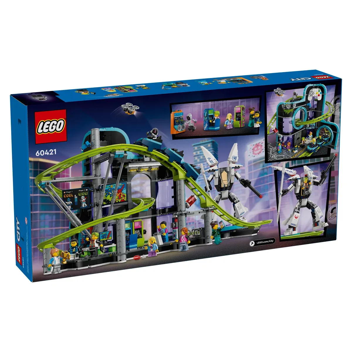 LEGO City Robot World Roller-Coaster Park 60421